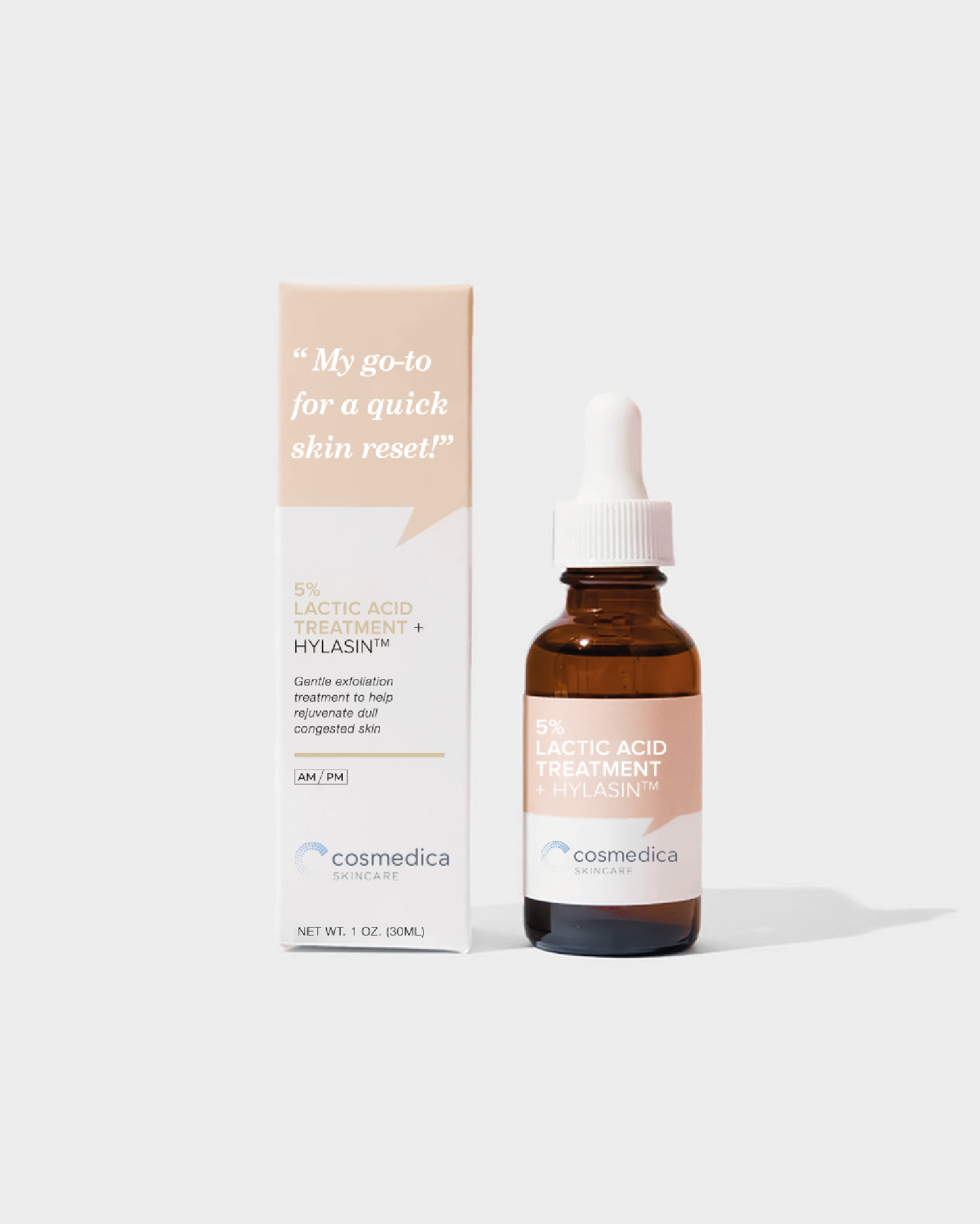 CosmedicaSkincare__5% Lactic Acid Treatment + Hylasin 1